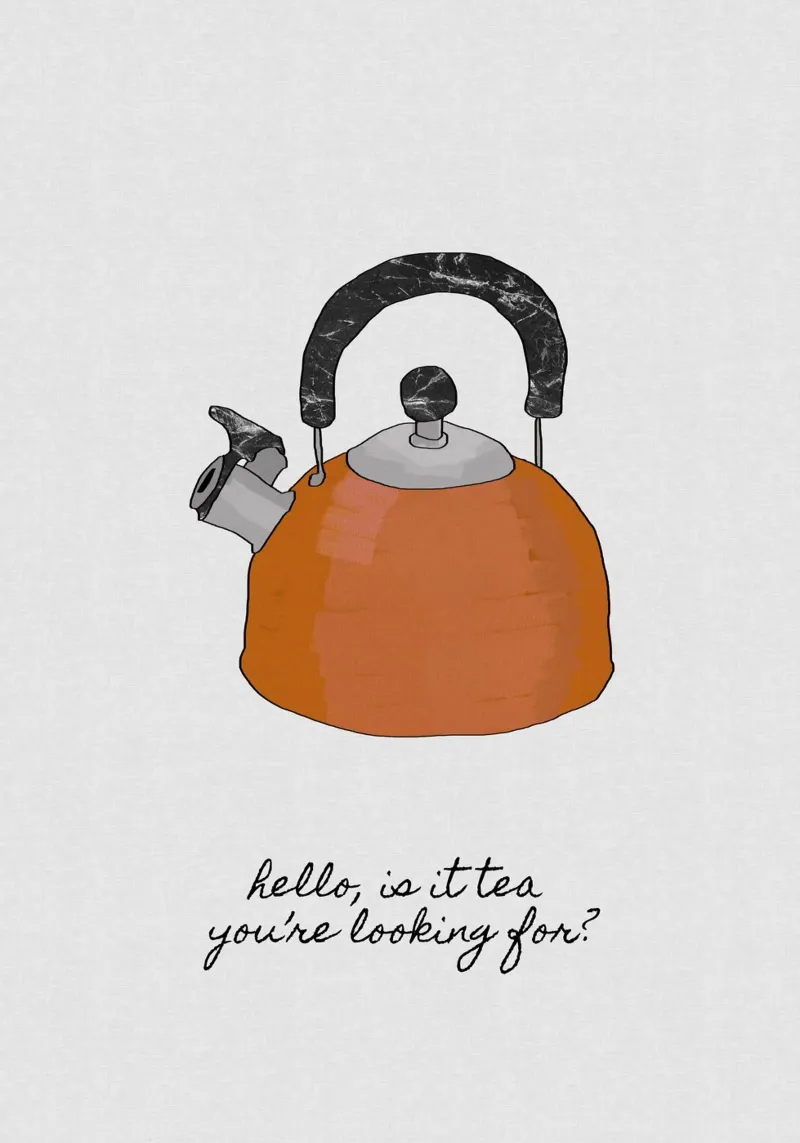 Hello Is It Tea carta hahnemühle da Orara Studio