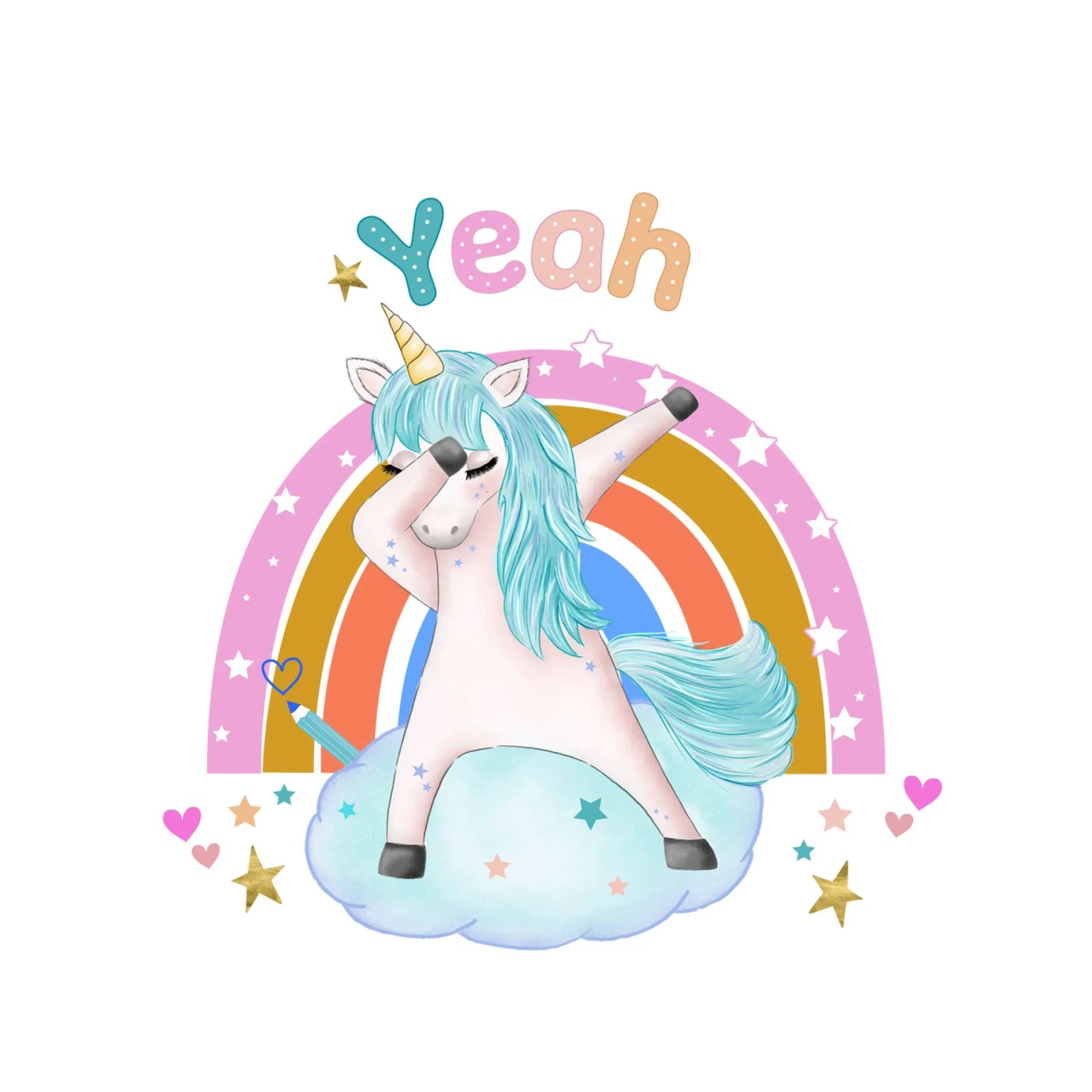 Questo unicorno balla ed è felice. Personalizzatelo pannello forex da CalliLetters