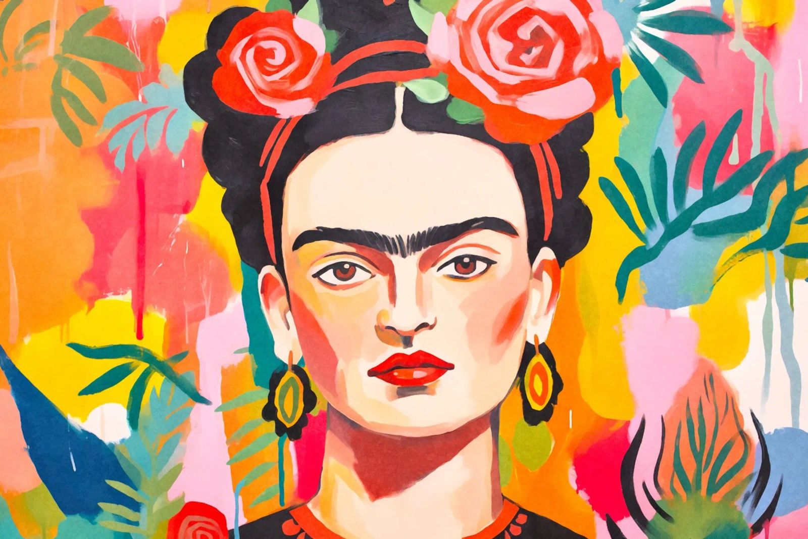 Les fleurs de la résilience : Hommage au courage artistique poster de Andrea Haase Modern Home