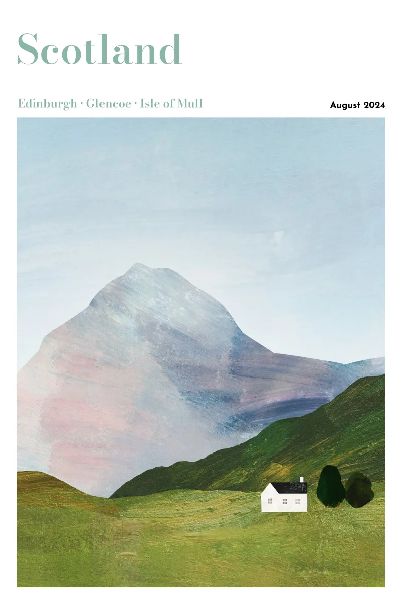 Poster di viaggio personalizzato sulla Scozia poster con telaio in plastica da Henry Rivers