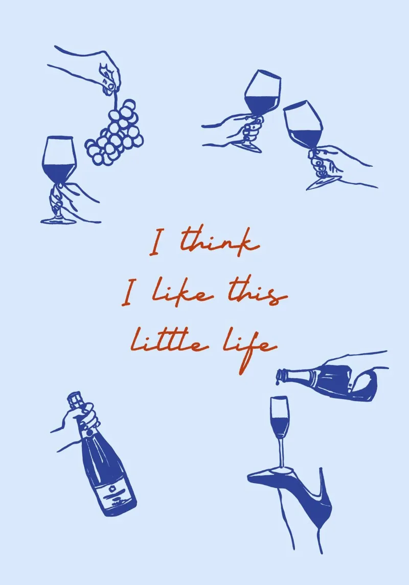 Boho Food 13 Little Life pellicola backlit da Boho Print Collection