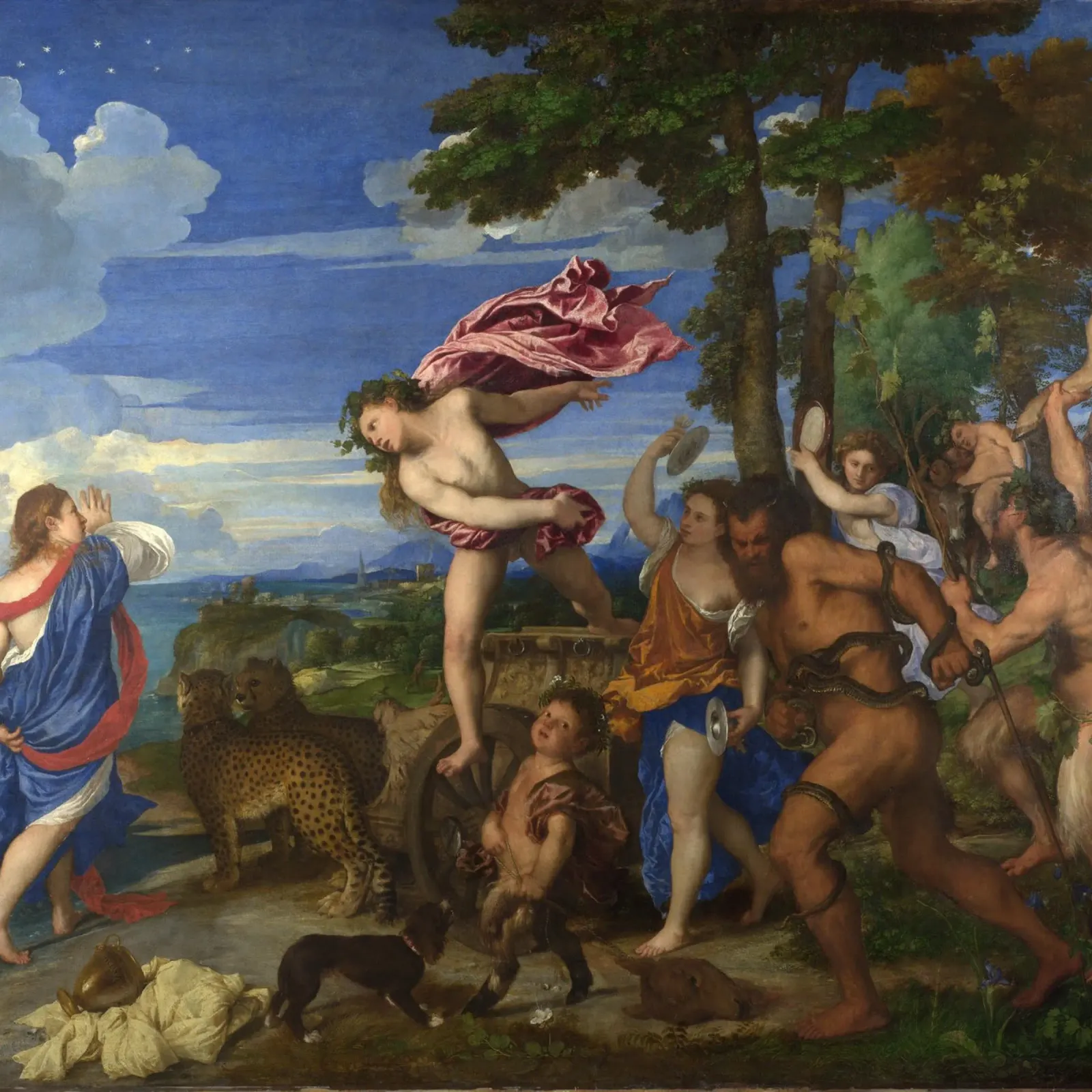 Tizian - Bacchus und Ariadne Hahnemühle von Timeless Artworks