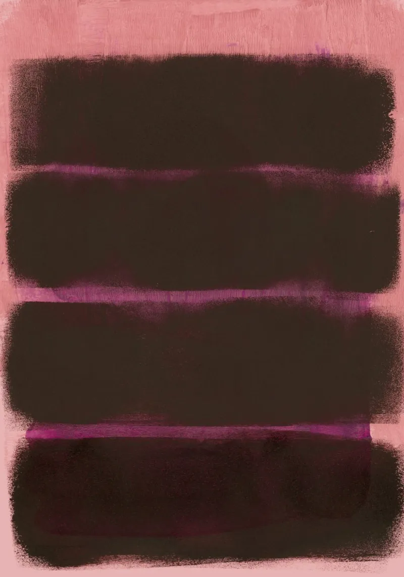 abstract colorfields 3 tela da IRIS LEHNHARDT FINE ART