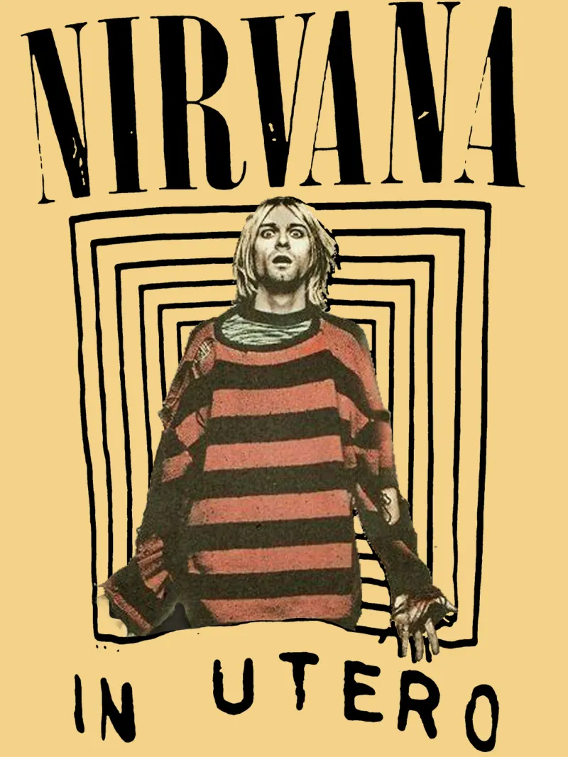 Kurt Cobain in utero pellicola backlit da Gunawan Rb