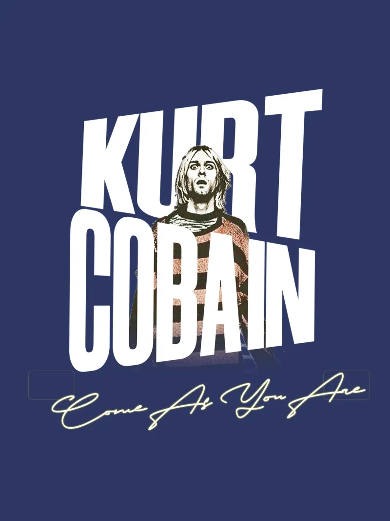 Kurt Cobain - Vieni come sei pellicola backlit da Gunawan Rb