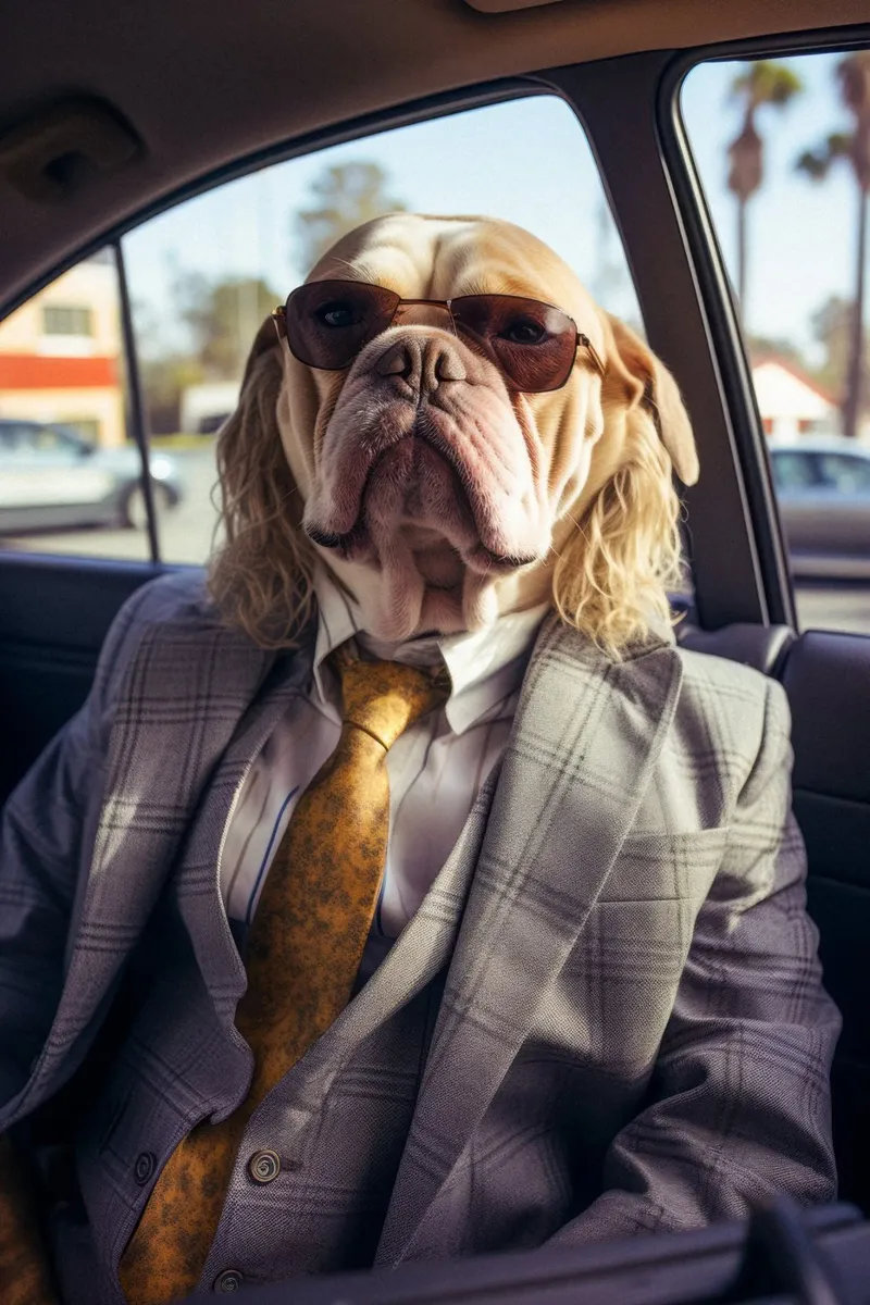 Jake pellicola backlit da Affiches Chien Originales – Dogland