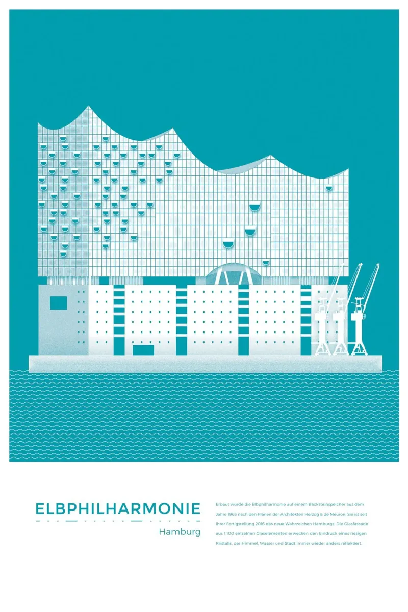 Michael Kunter - Elbphilharmonie Hamburg carta hahnemühle da The Artcircle