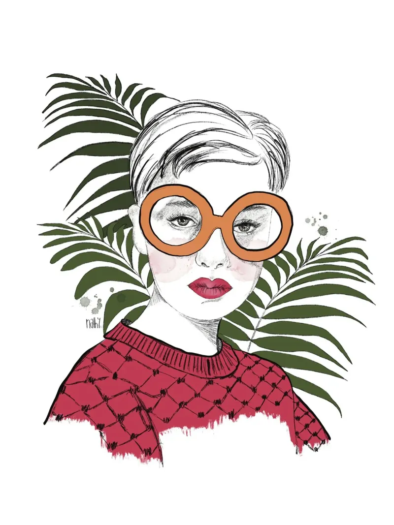 stay unique darling poster with aluminum frame by Nathys_illustration