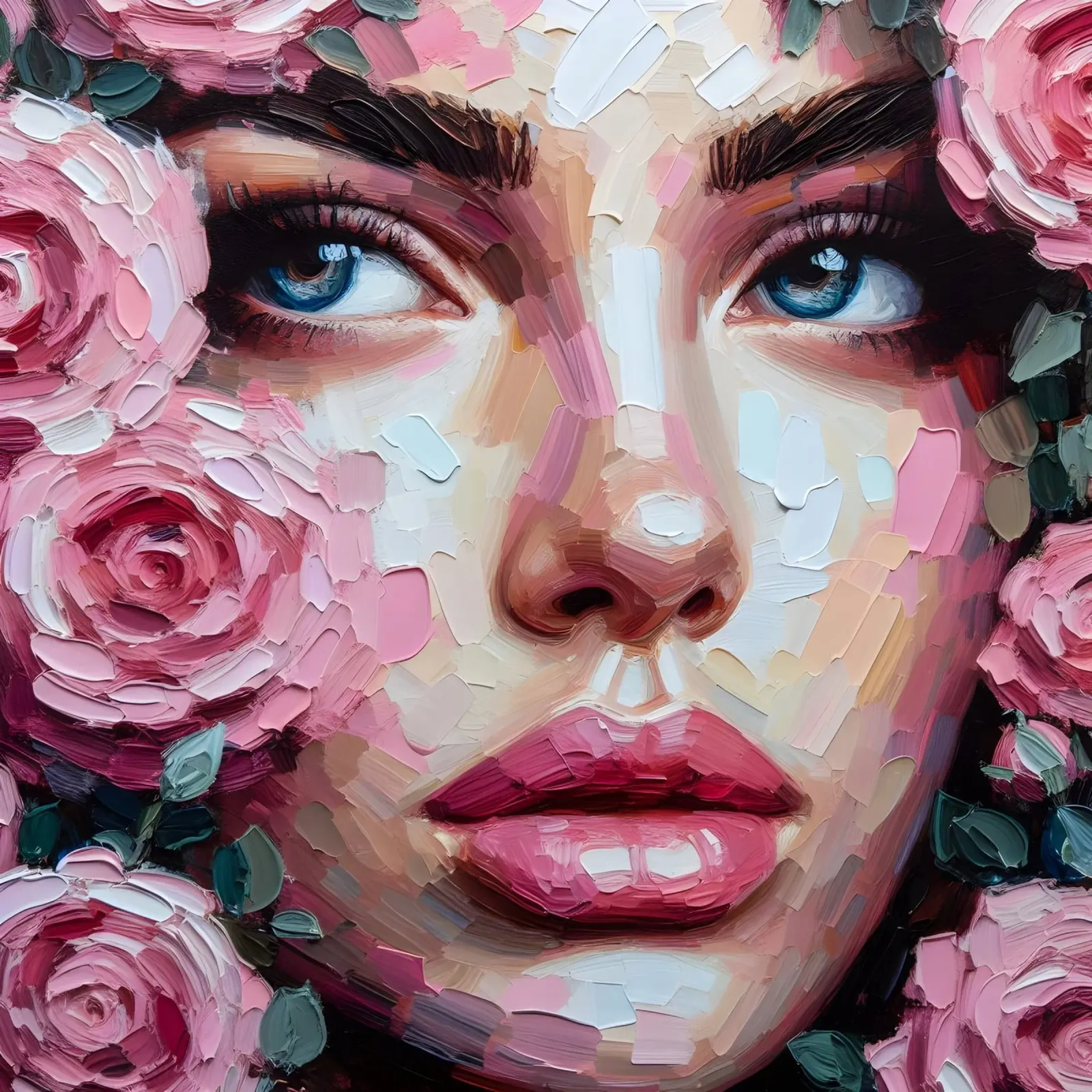 SERENITY PORTRAIT alu-dibond by ARTOMATIC