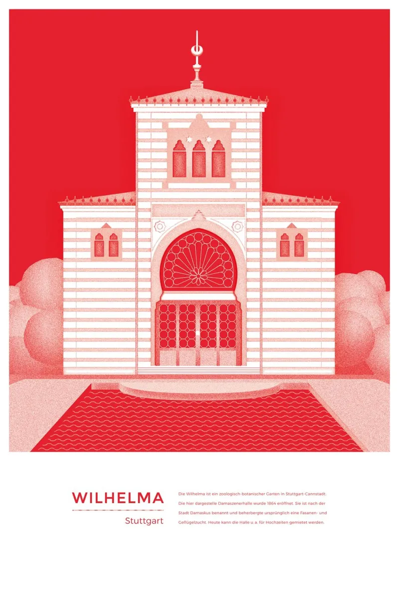 Michael Kunter - Wilhelma Stuttgart poster da The Artcircle