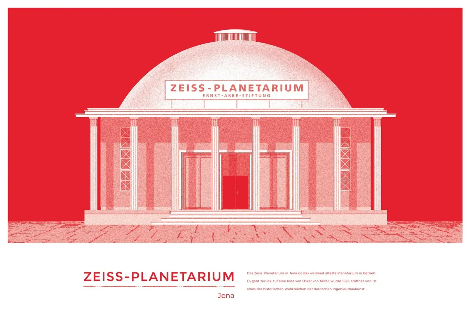 Michael Kunter - Zeiss Planetarium Jena plexiglass da The Artcircle