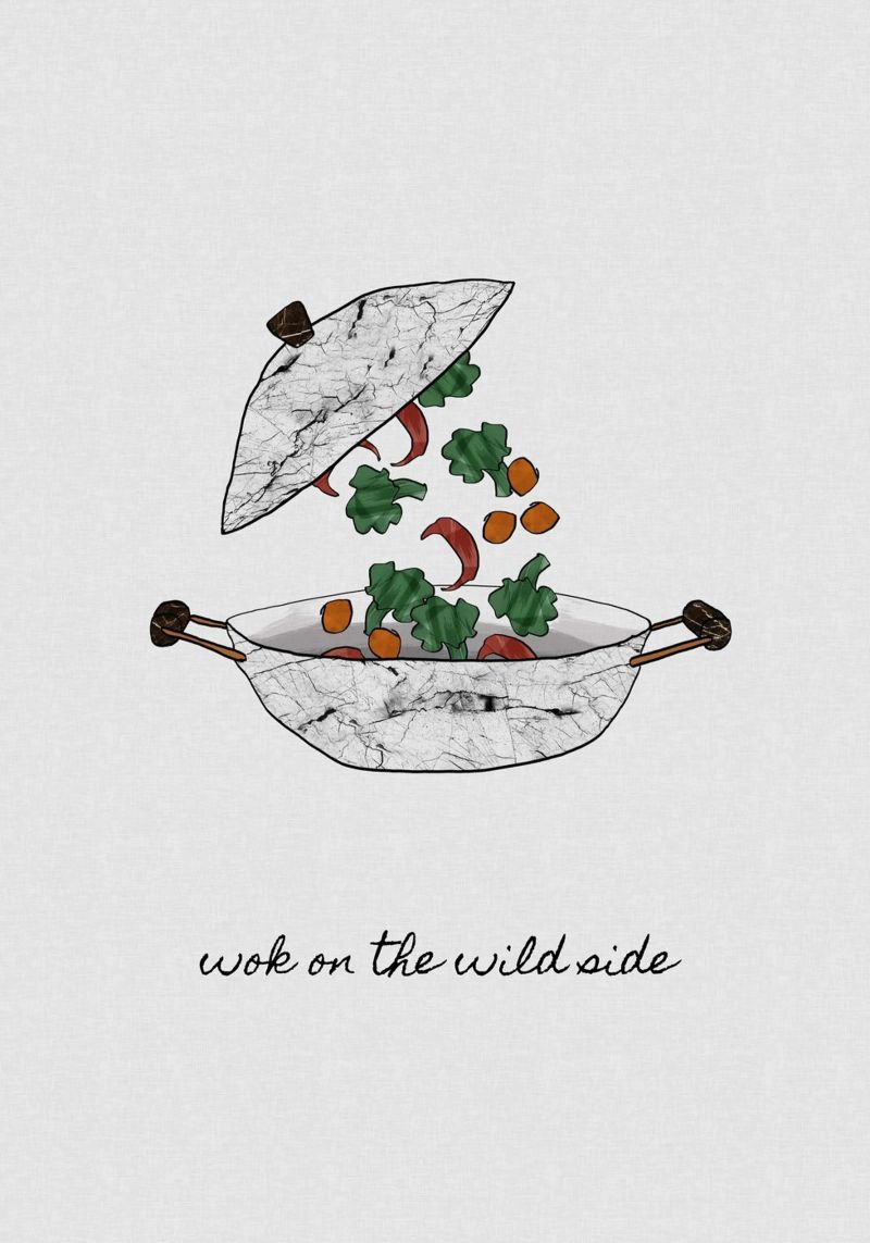 Wok On The Wild Side pellicola backlit da Orara Studio