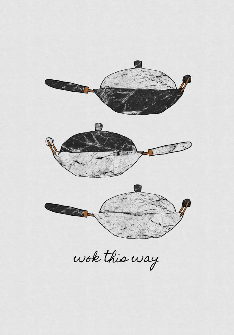 Wok This Way carta hahnemühle da Orara Studio