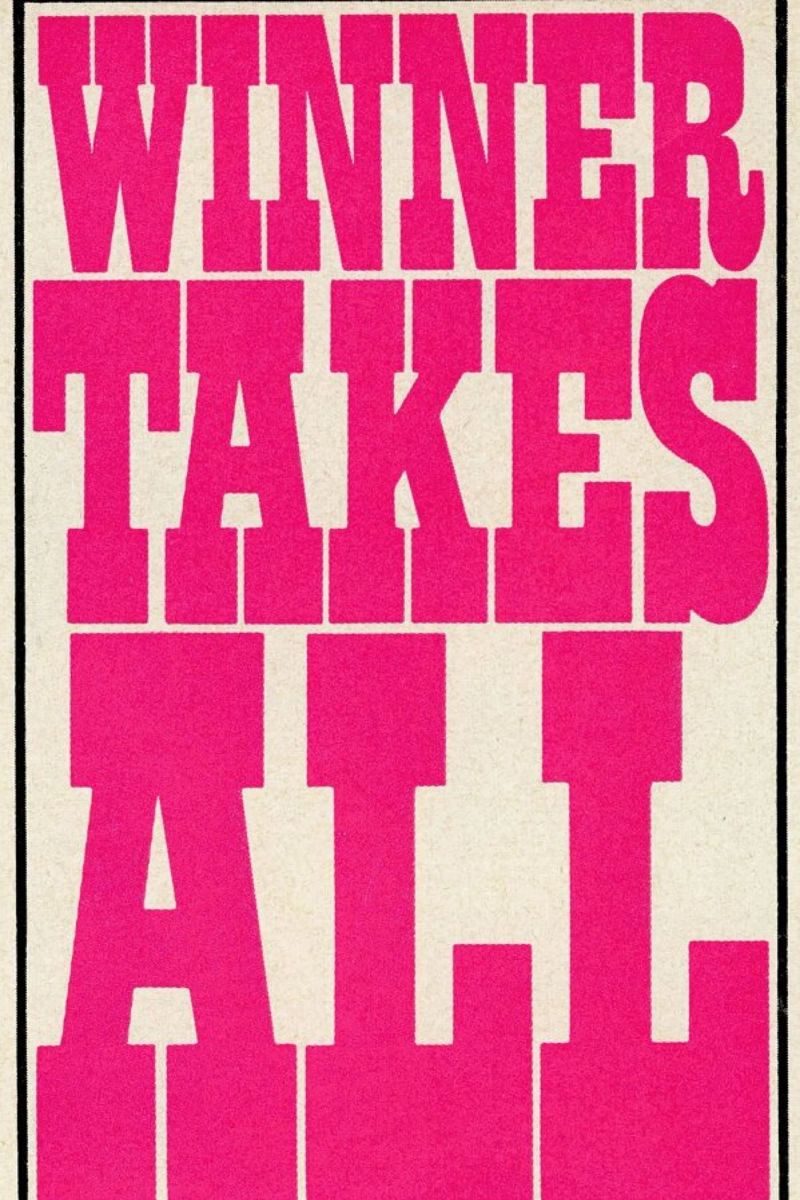 Winner Takes All Poster von Hemingway Design