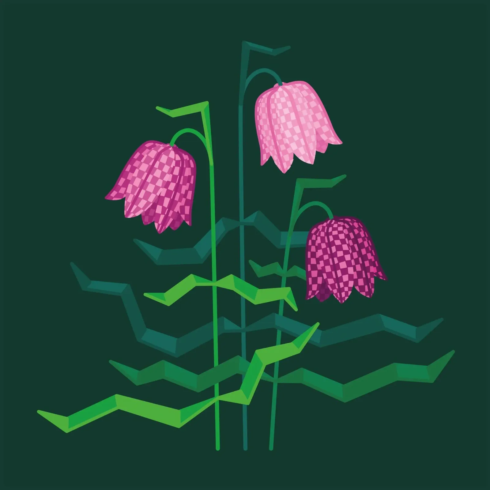 Snake's Head Fritillary pellicola backlit da Lidia Blomgren