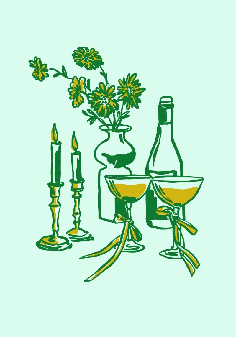 Boho Food 19 Candles pellicola backlit da Boho Print Collection