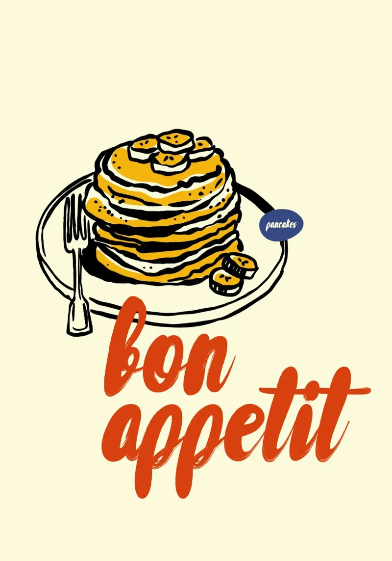 Boho Food 20 Bon Appetit carta hahnemühle da Boho Print Collection