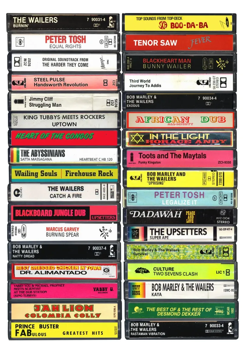 Reggae Music Print poster de MrMustardPrints