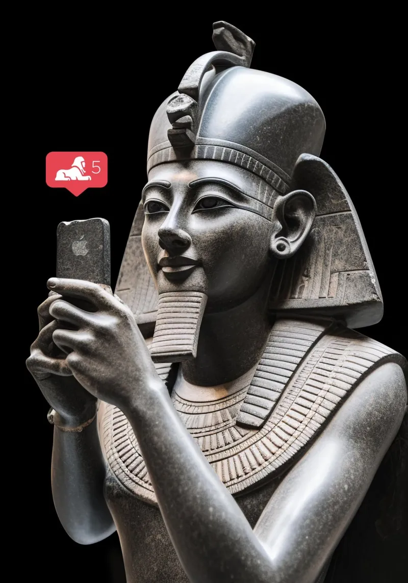Chill Ramses poster con telaio in plastica da Dikhotomy