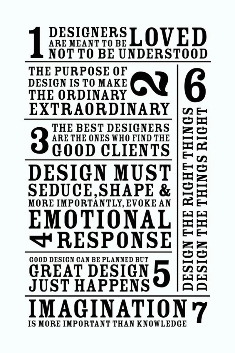 7 Rules poster de Mr Cup