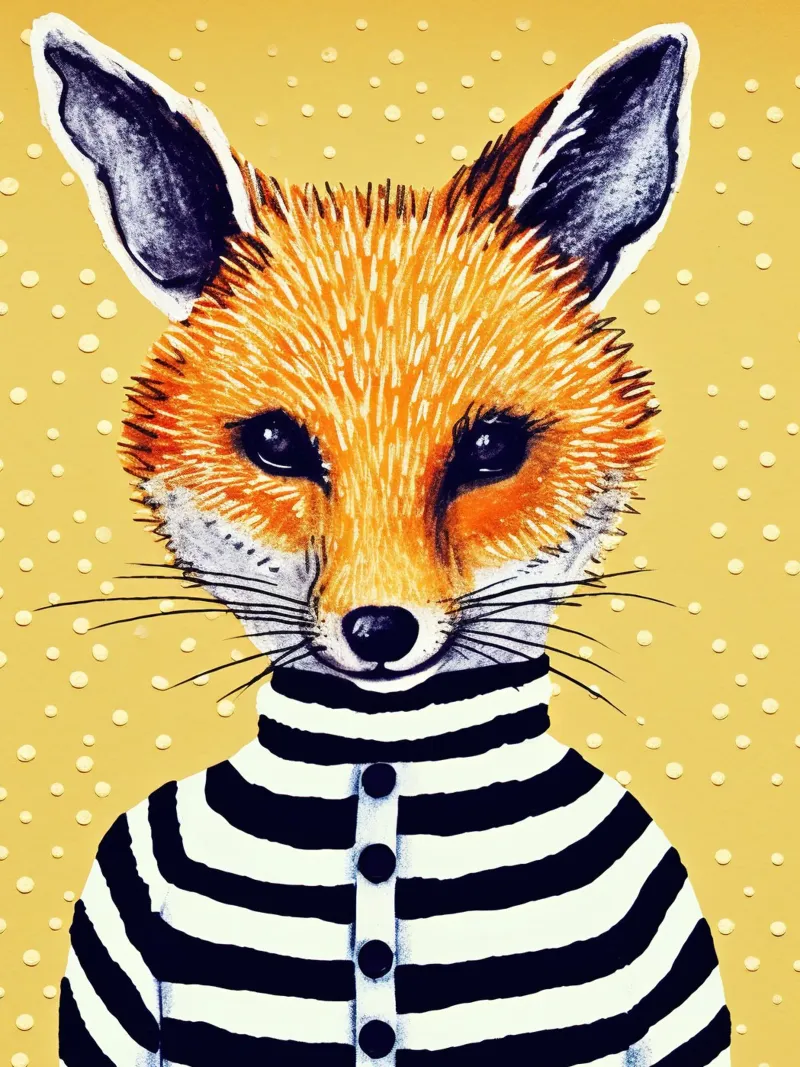 Fox poster da Artsy Bessy