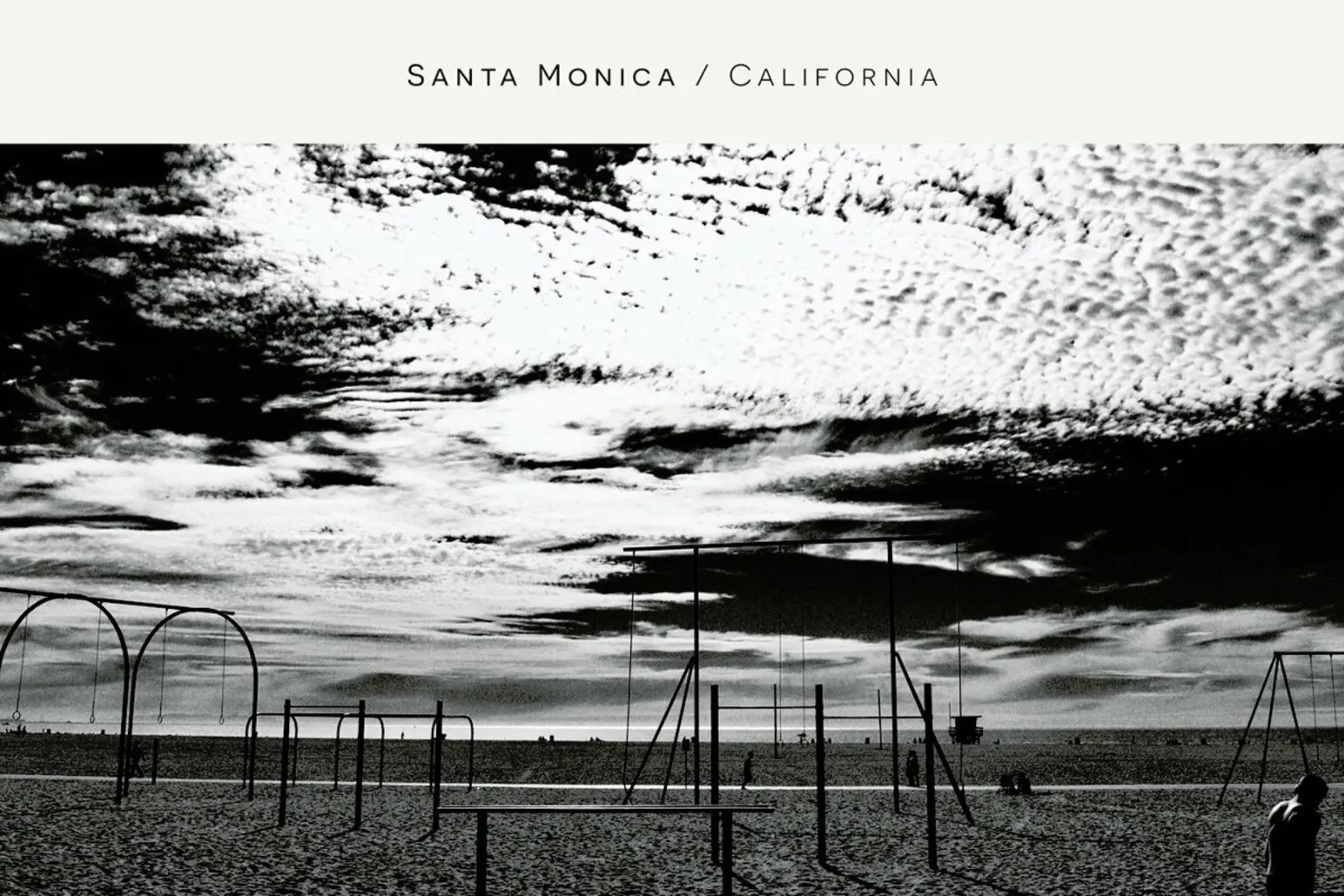 Santa Monica No. 2 B&W pellicola backlit da In Full Color