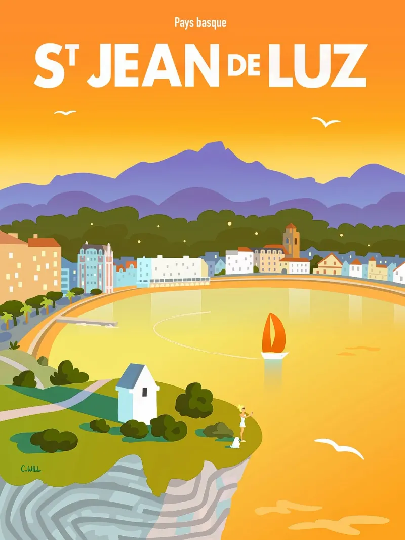 Saint-Jean-de-Luz plexiglass da C.WILL