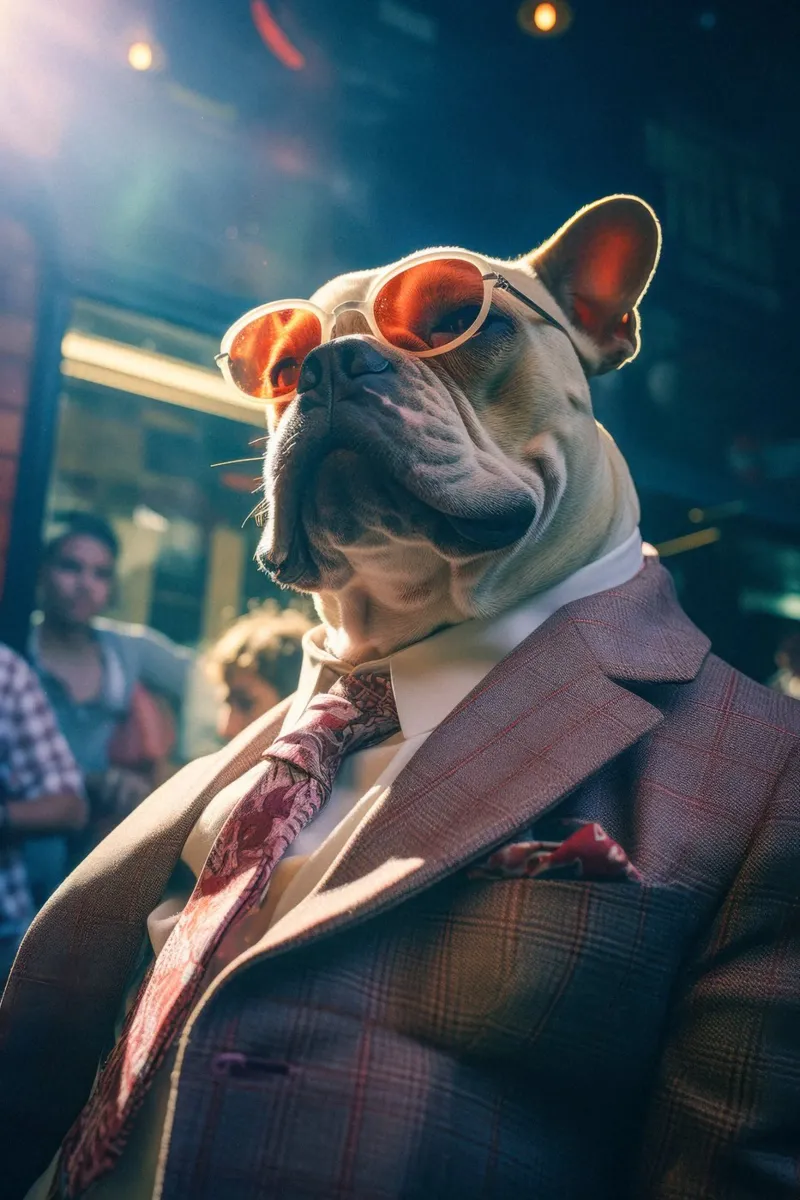 Tony pellicola backlit da Affiches Chien Originales – Dogland
