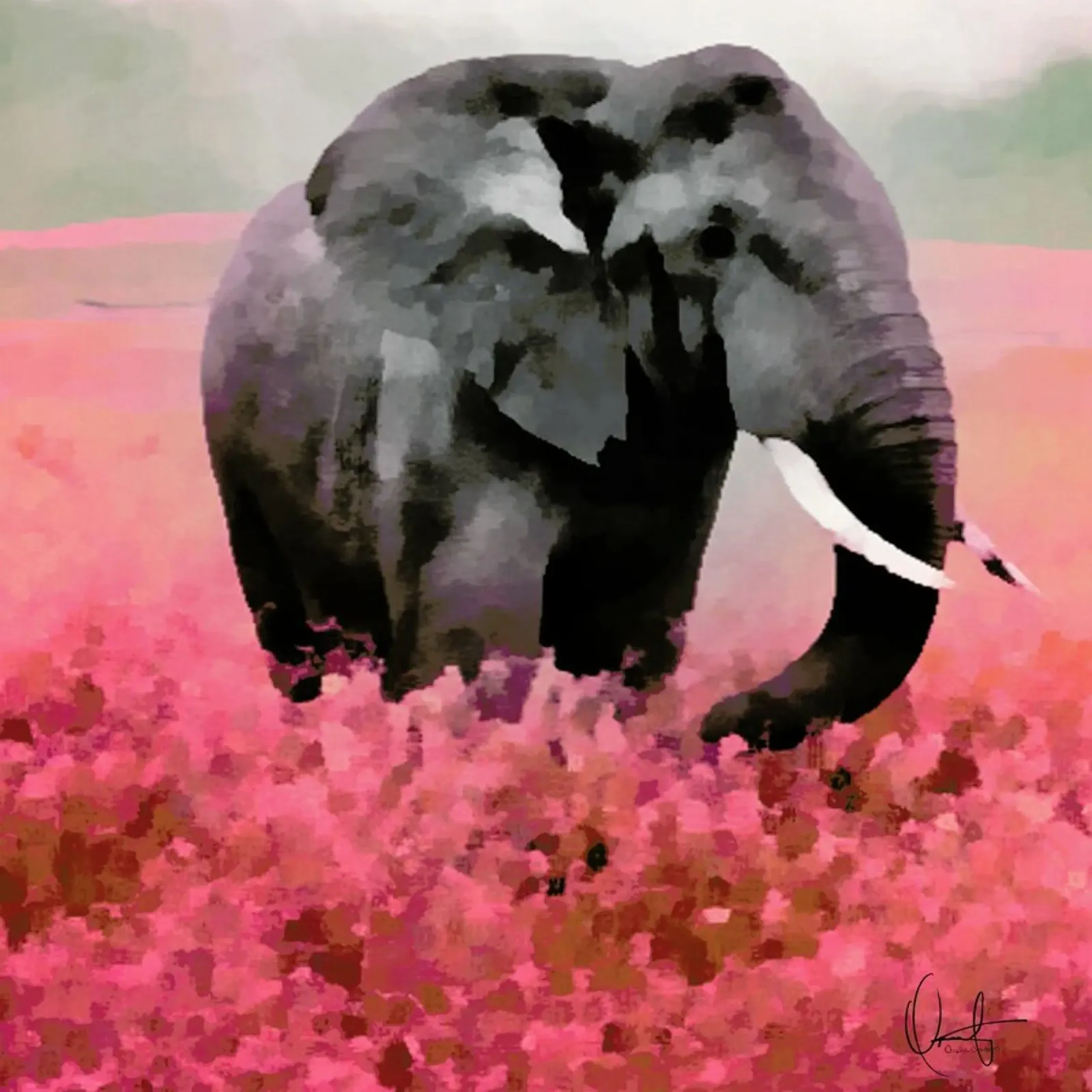 Ele-Phant pellicola backlit da Xchange Art Studio