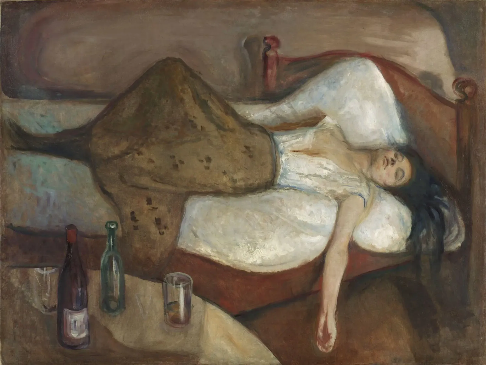 Edvard Munch - The Day After canvas by Timeless Artworks