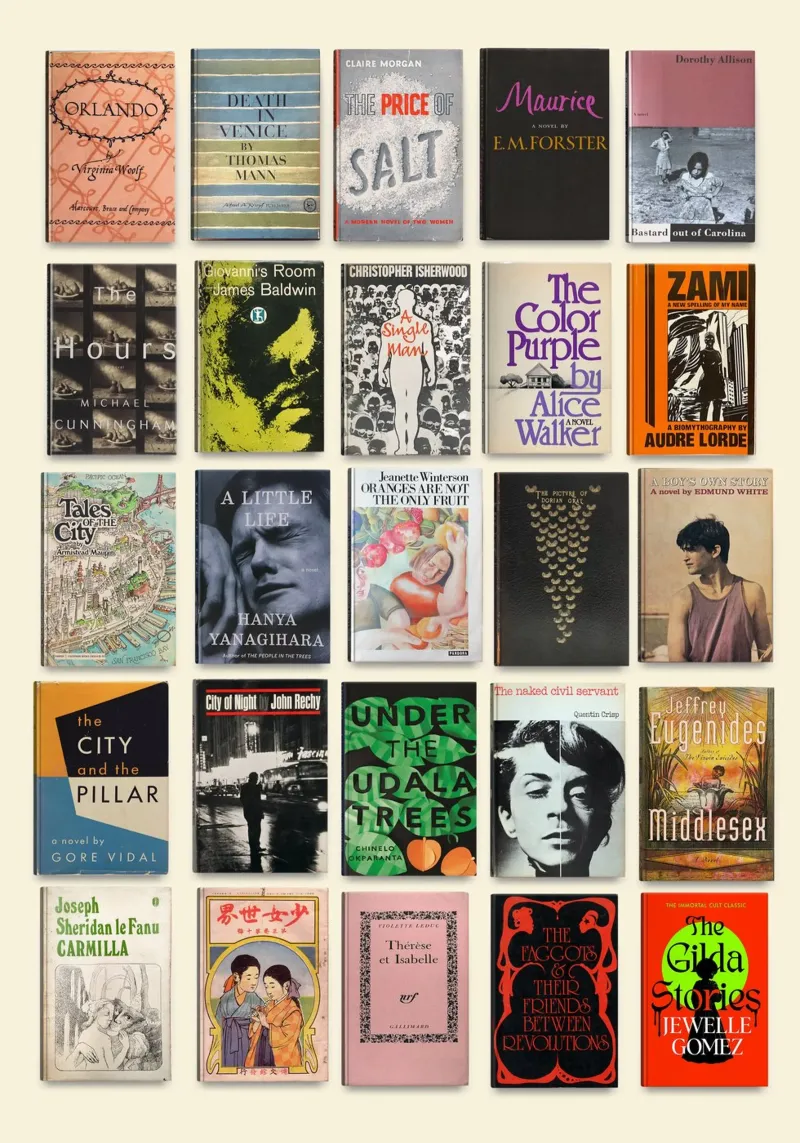 LGBTQ literatuur Print poster met houten frame van MissLiterarty