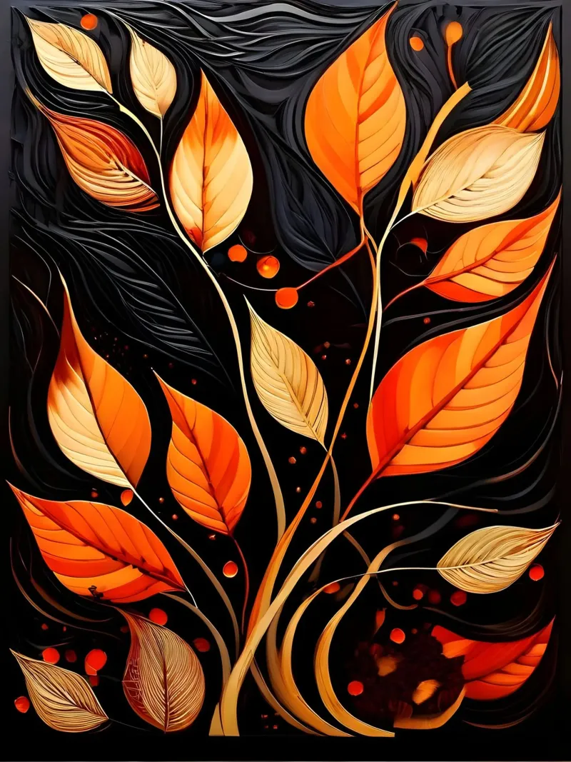 Fiammata autunnale poster da Artistic-shop