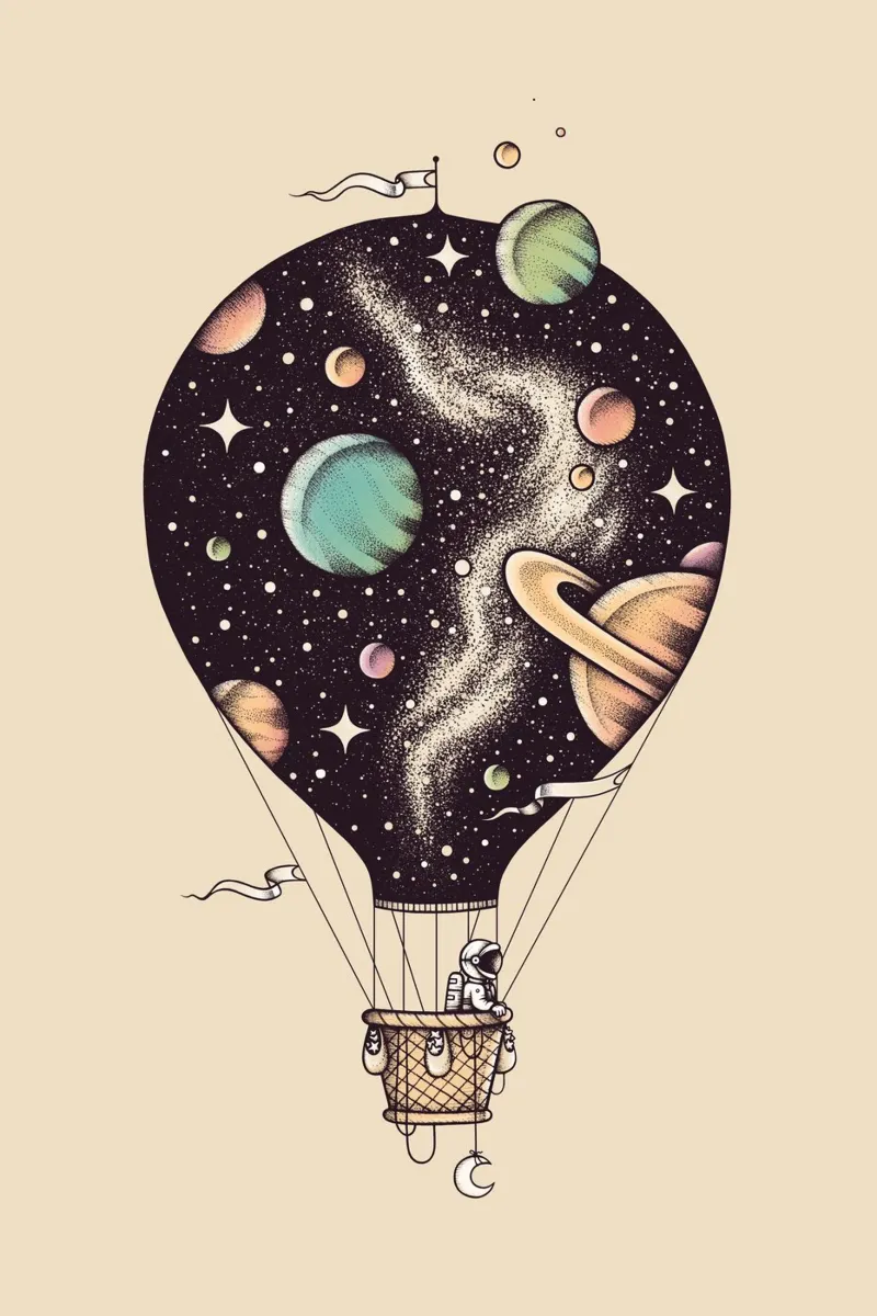 Enkel Dika - Interstellar Journey pellicola backlit da The Artcircle