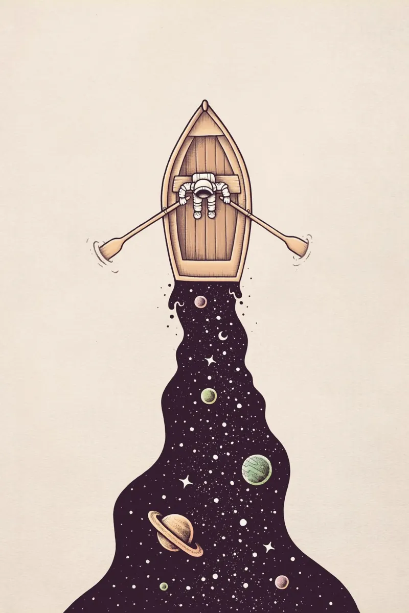 Enkel Dika - Sail Away poster da The Artcircle