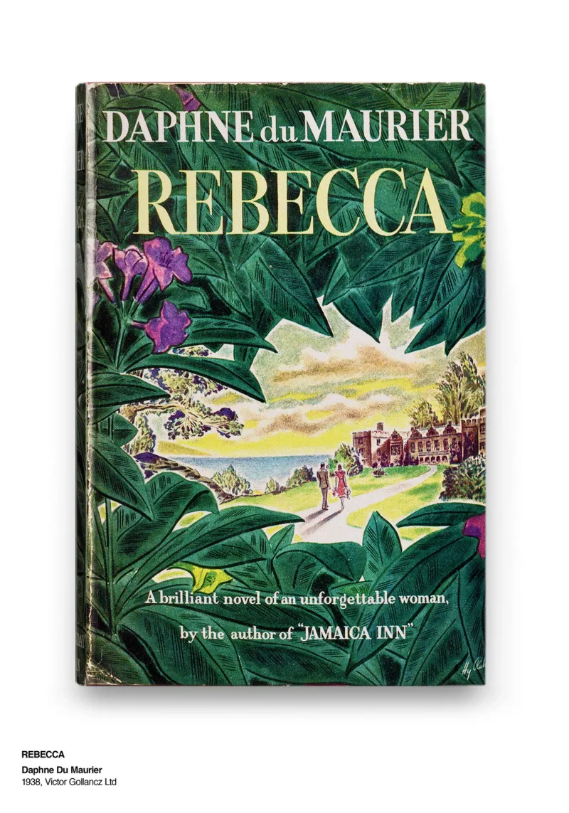 Rebecca by Daphne Du Maurier - First Edition Cover Print canvas with Floater frame by MissLiterarty