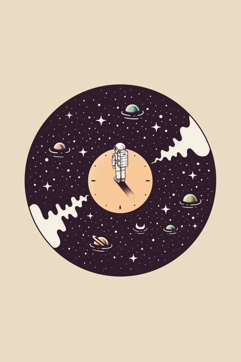 Enkel Dika - Spacetime Tune alluminio dibond da The Artcircle