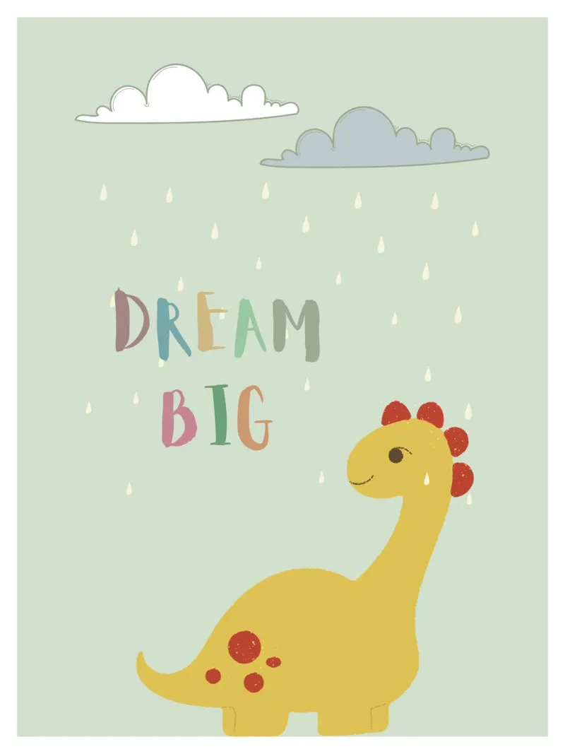 Dream big poster by DesignArt