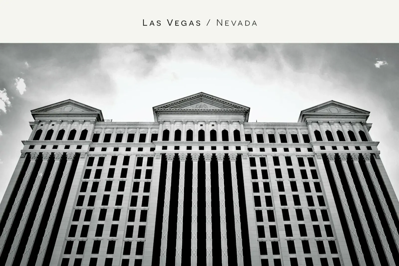 Las Vegas B&W pellicola backlit da In Full Color