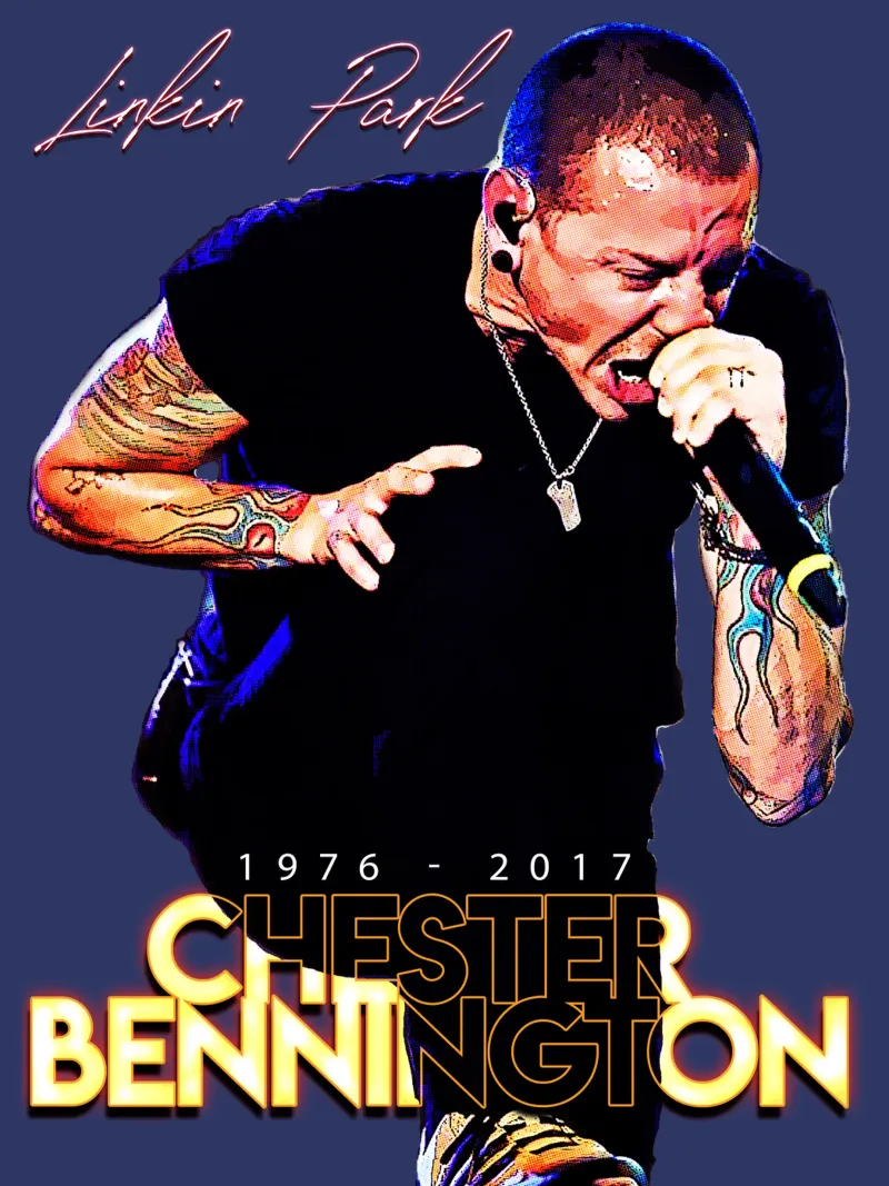 Chester Bennington pellicola backlit da Gunawan Rb