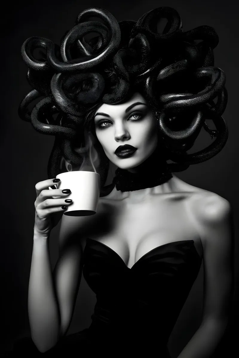 Il caffè della Medusa pellicola backlit da M-Ulrich-Digital Art