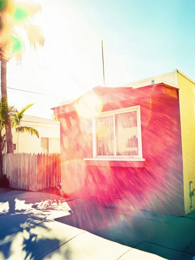 Flare Los Angeles pellicola backlit da Affiches Minimalistes