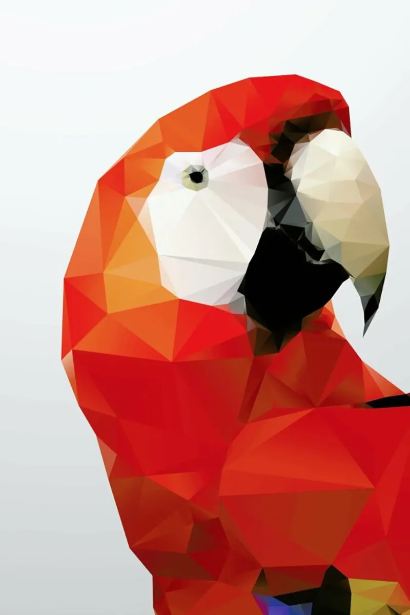 Geo Parrot Red pellicola backlit da Three Of The Possessed