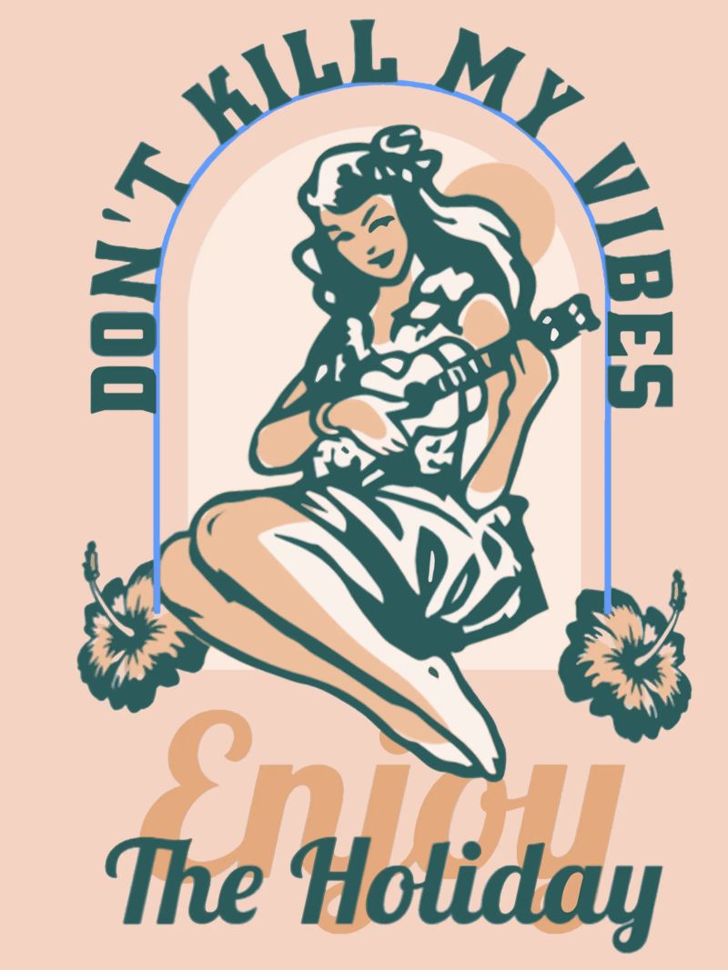 Don't Kill My Vibes poster by Gunawan Rb