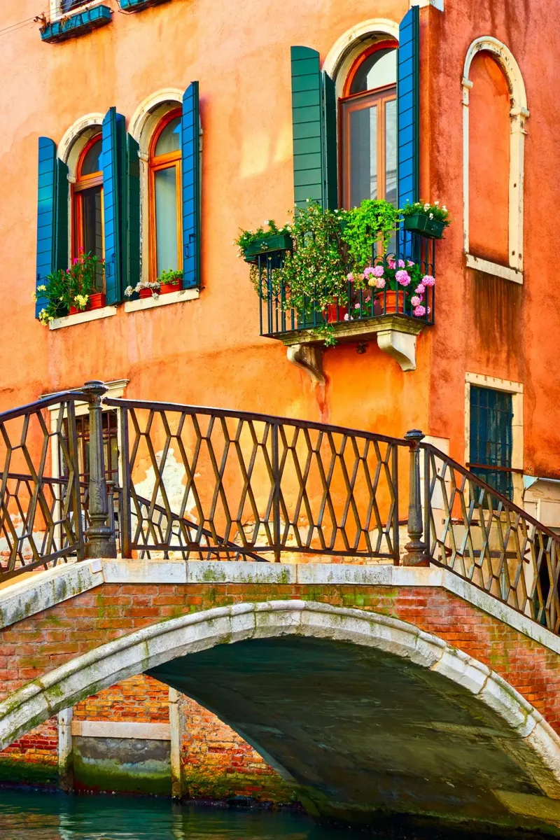 Venice tela con Cornice a cassetta da Artsy Bessy