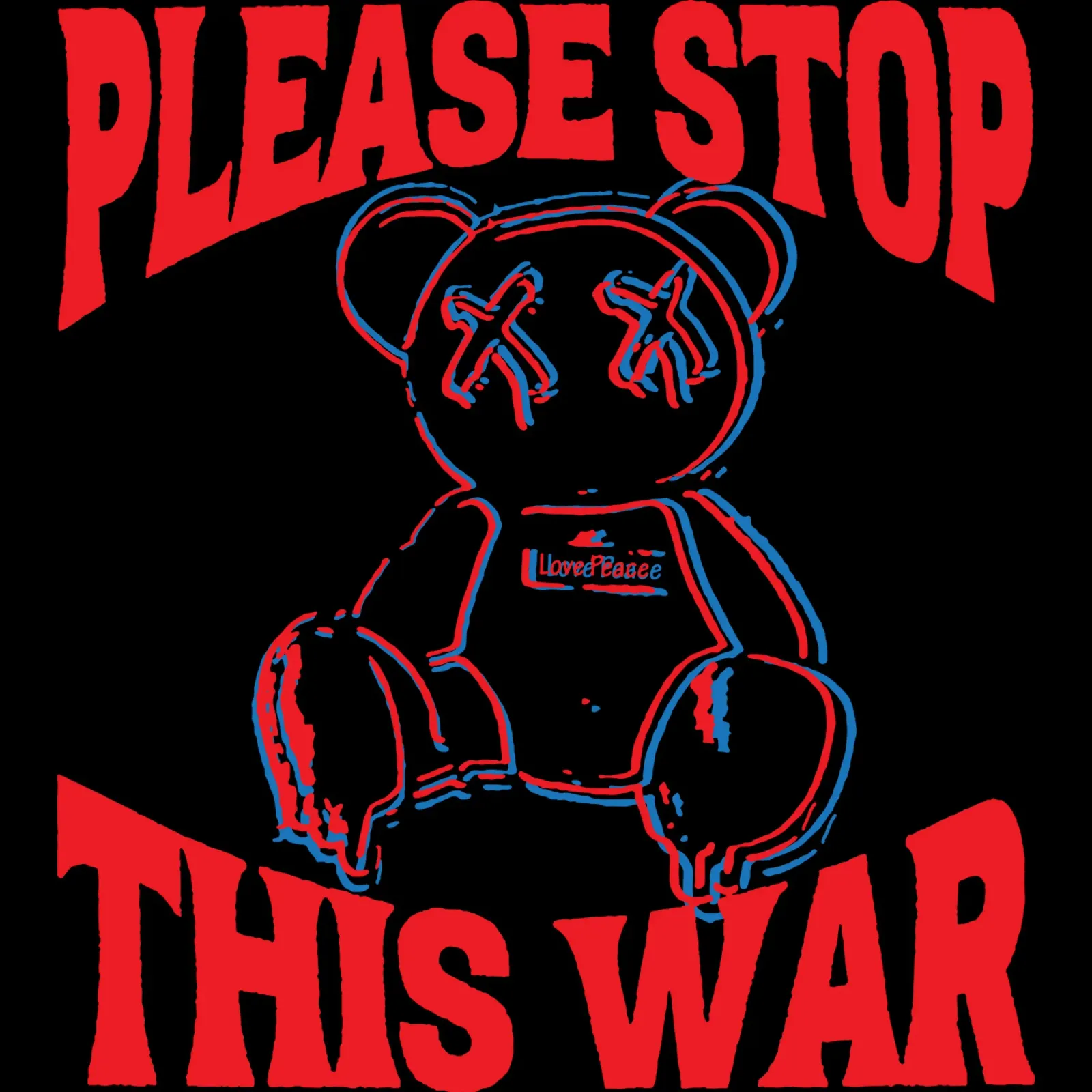 Per favore, fermate questa guerra poster da Gunawan Rb