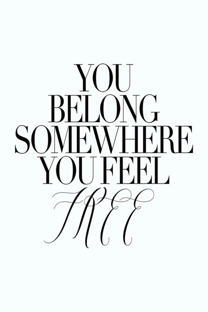You Belong Somewhere Poster von Honeymoon Hotel