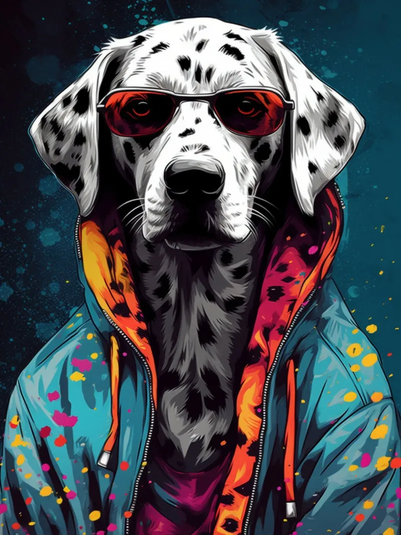 Dalmatian carta hahnemühle da Artsy Bessy