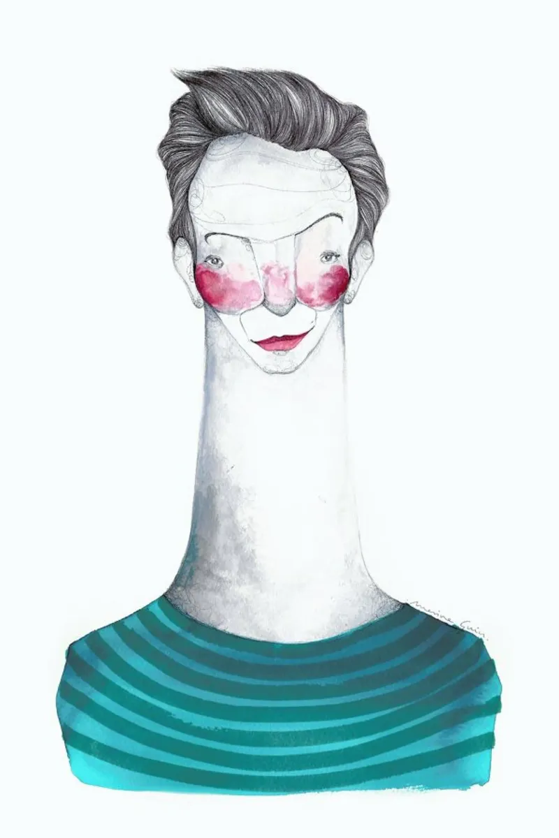 Jean-Paul Gaultier poster con telaio in plastica da Marina Guiu