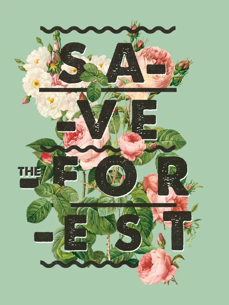 Save The Forest canvas by Gunawan Rb