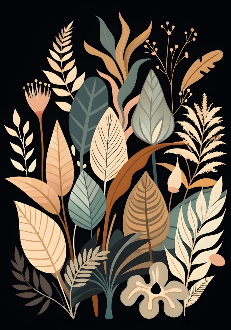 Rapsodia botanica autunnale carta hahnemühle da Artistic-shop